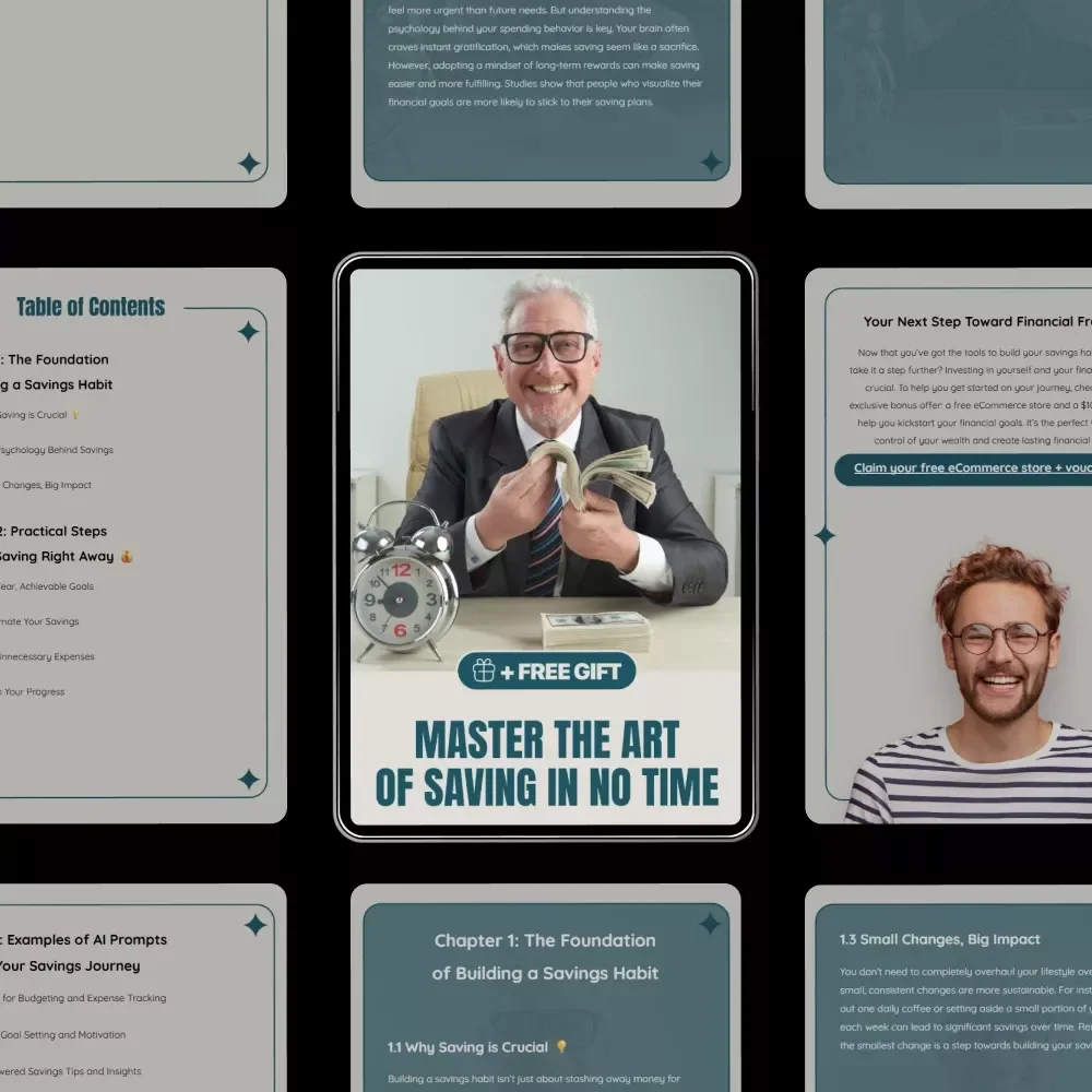 Master the Art of Saving in No Time: How to Build a Savings Habit Fast - Digital Download Guide