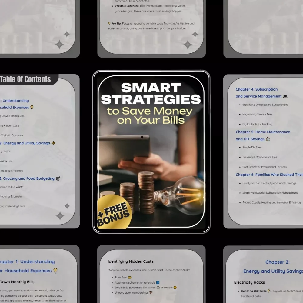 Smart Strategies to Save Money on Your Bills – The Ultimate Guide to Cutting Household Expenses