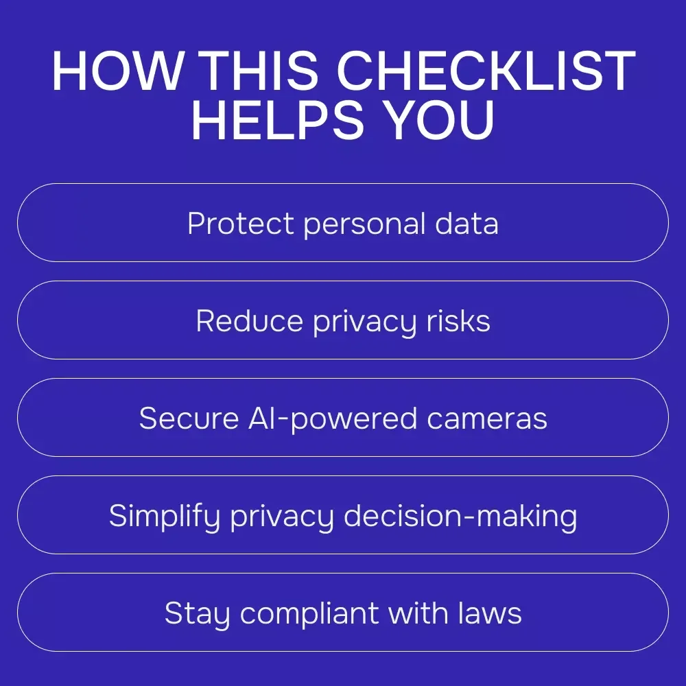 Navigating AI-Powered Cameras & Privacy: Essential Checklist for Safe Surveillance