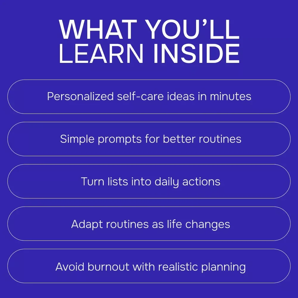 Crafting Your Personalized Self-Care Routine | AI-Powered Ebook for Building a Custom Self-Care Plan, Mindfulness & Wellness Guide