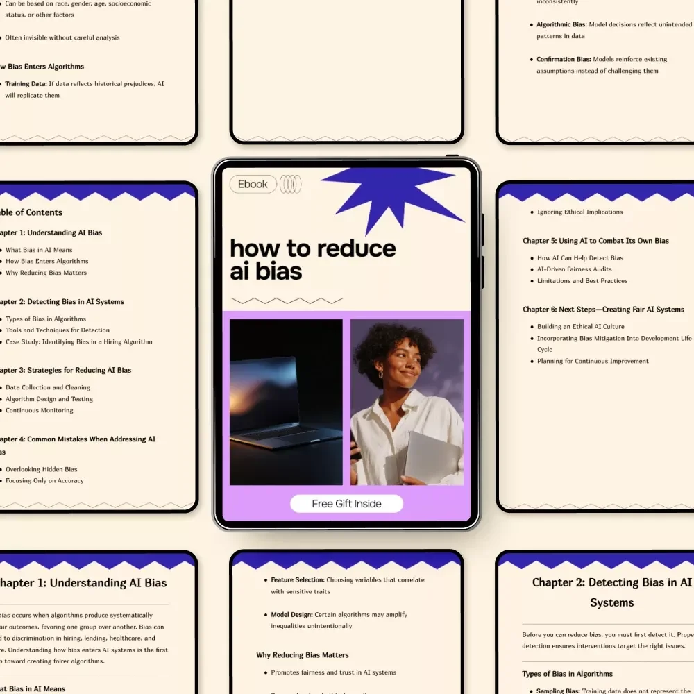 How to Reduce AI Bias: A Practical eBook Guide on how to reduce ai bias in algorithms for Ethical, Fair, and Responsible AI Design