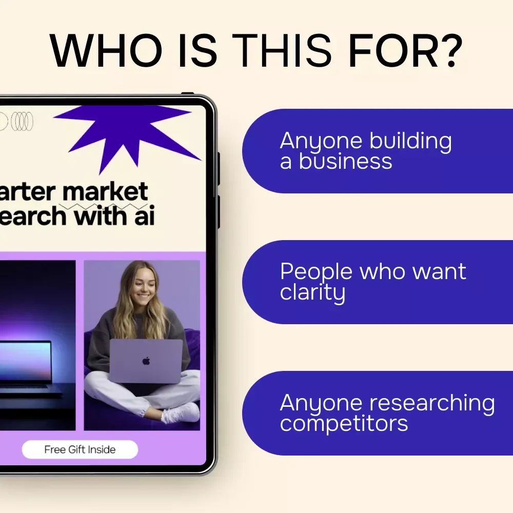 Smarter Market Research with AI – Practical eBook for Using AI for Market Research Competitors, Trends, and Strategy
