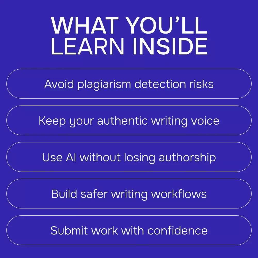 Avoiding Plagiarism in AI-Assisted Writing Ebook – How to Avoid AI Plagiarism Detection, Ethical AI Writing Guide, Original Content Workflow for Writers & Creators
