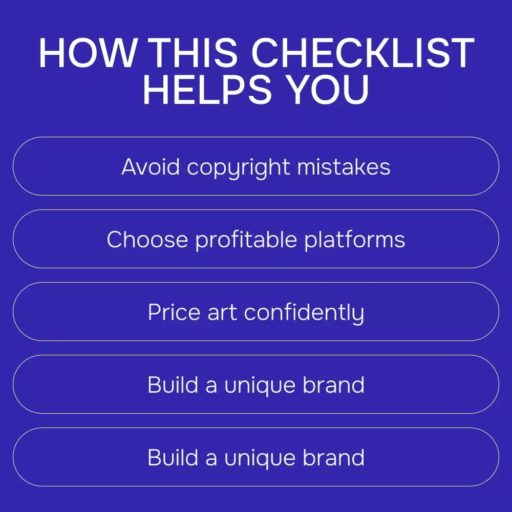 Selling AI-Generated Art – Legal Checklist for AI Artists | AI Art Selling Guide | ai generated art selling it legally