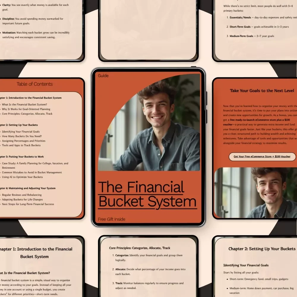 The Financial Bucket System: Achieve Your Financial Goals with Simple Bucket Management