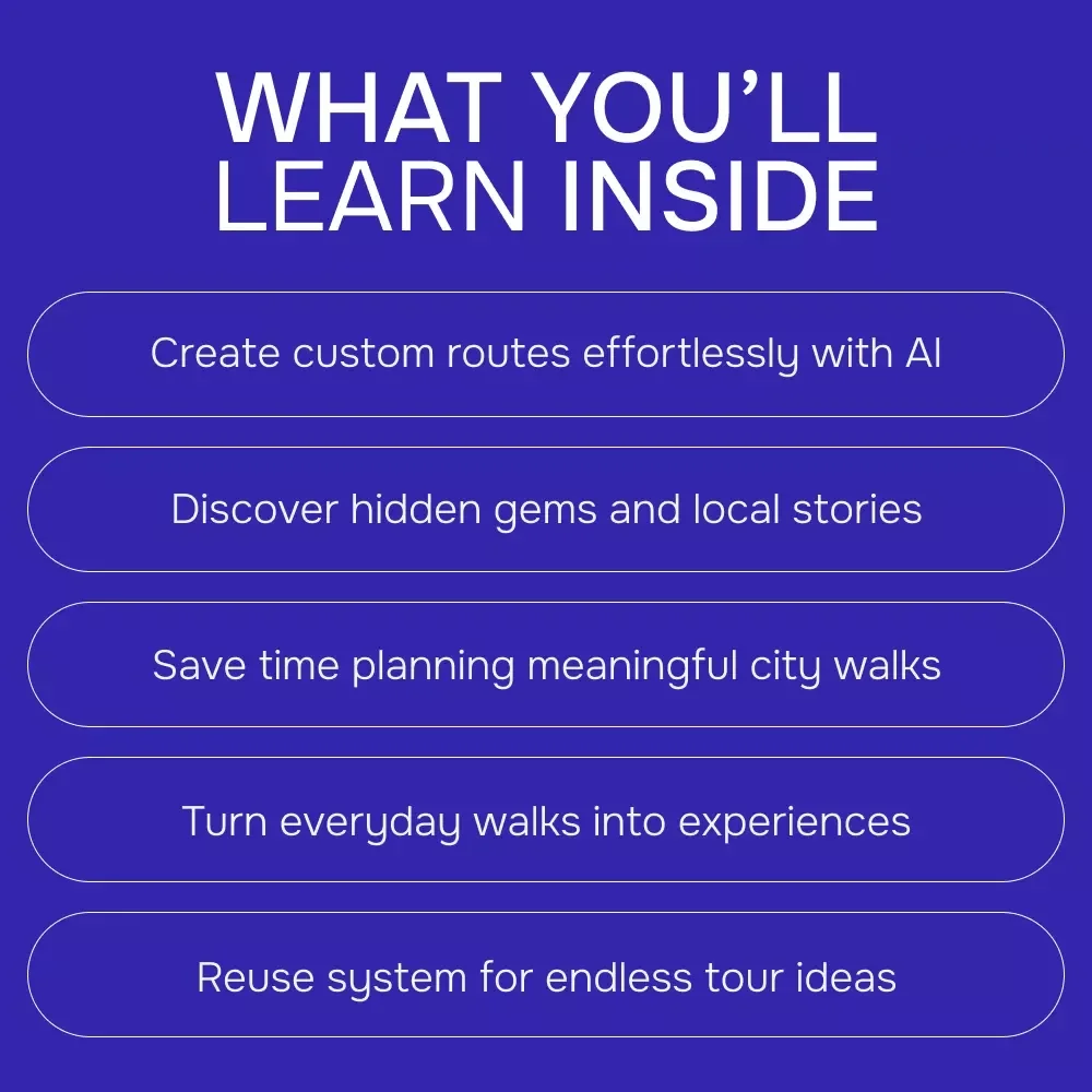AI on Foot: Craft Your Own City Walking Tour – Smart Travel Ebook Using ai for generating a walking tour of your own city