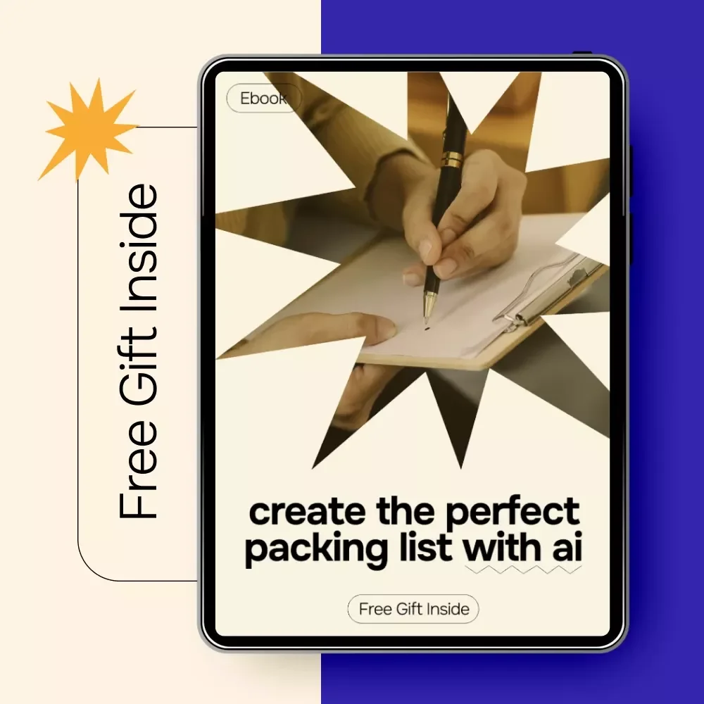 Create the Perfect Packing List with AI | Smart Travel Planner Ebook | ai for creating a packing list for travel