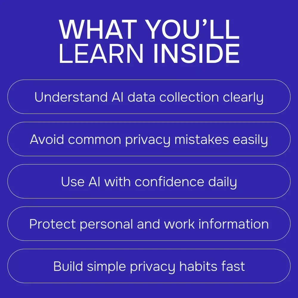 Smart Privacy in a Smart World | Practical AI Privacy Guide eBook for Everyday Users | Understand AI Privacy Concerns & How to Protect Yourself