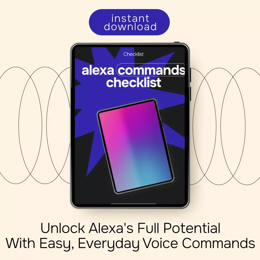 Alexa Commands Checklist - Best Alexa Commands for Everyday Use | Digital Download