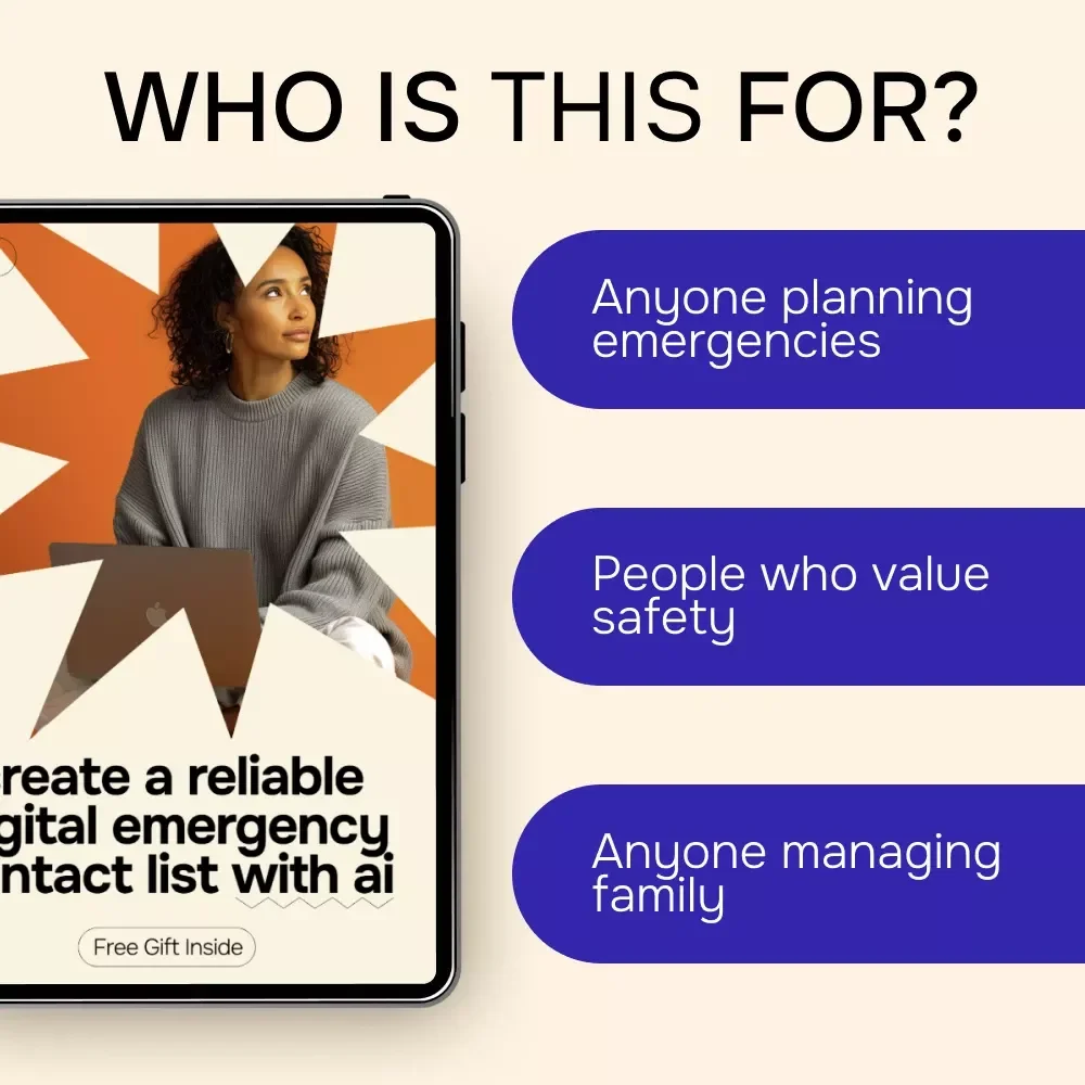 Create a Reliable Digital Emergency Contact List with AI – Practical eBook Guide | ai for creating a digital emergency contact list for Families, Teams & Safety Planning
