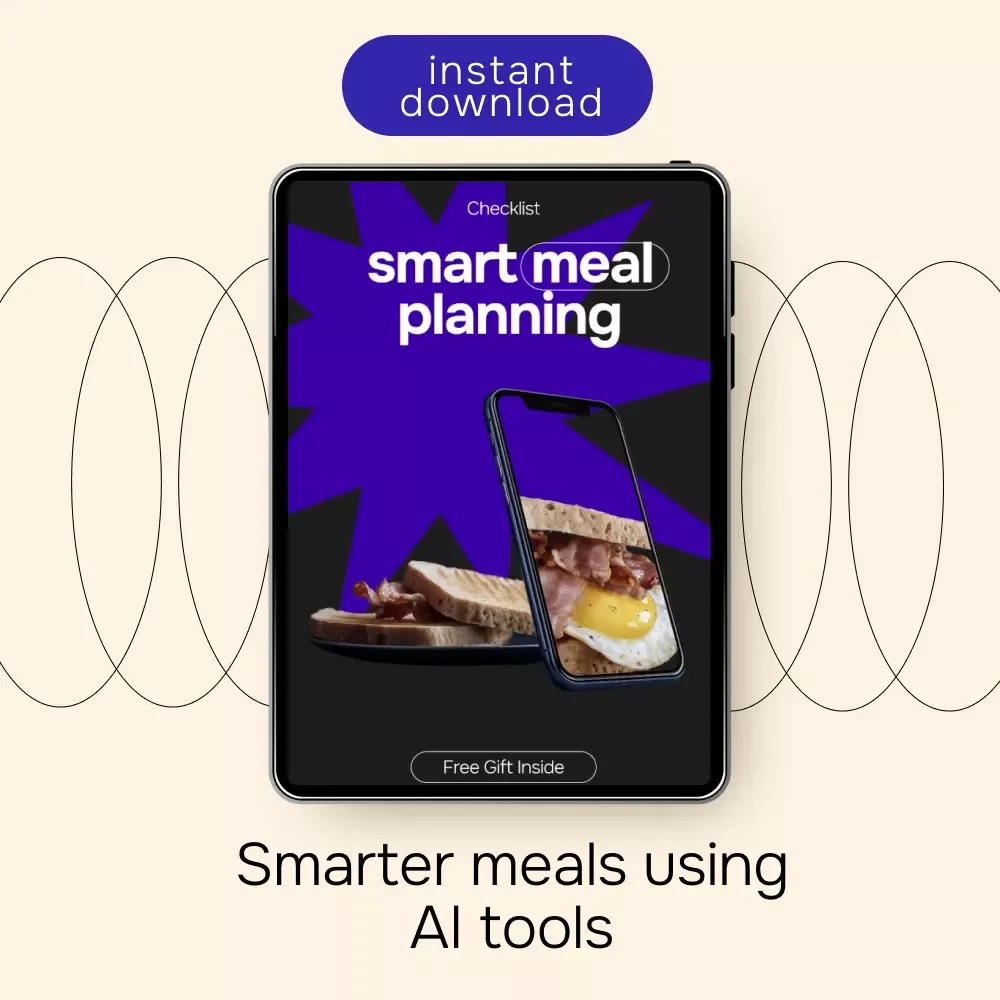 Smart Meal Planning | AI Meal Planning Checklist for Busy Families & Healthy Eating | Smart Kitchen System Using ai for meal planning and recipes