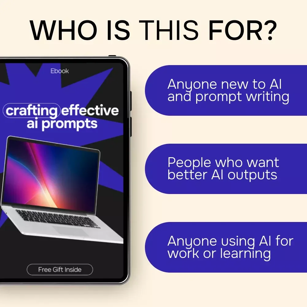 Crafting Effective AI Prompts – A Practical Guide to best practices for prompt engineering beginners | Digital Download
