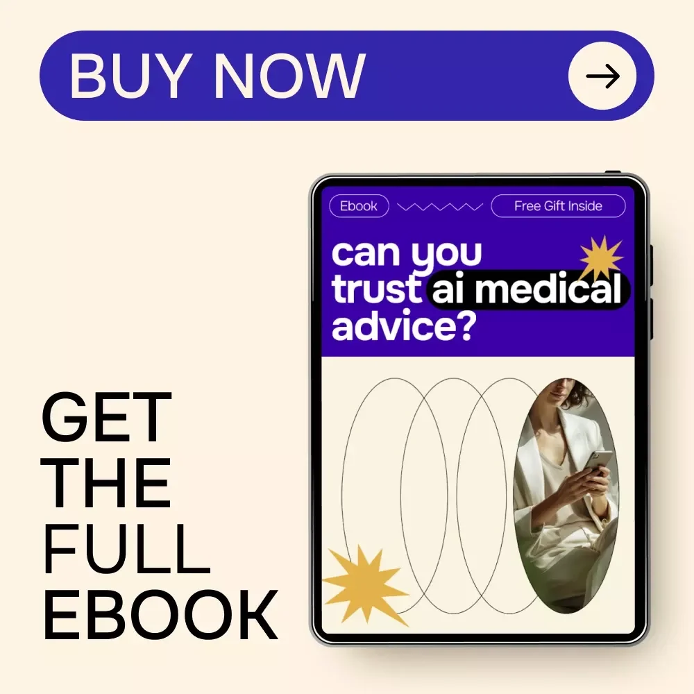 Can You Trust AI Medical Advice | Practical eBook Guide to Understanding AI Healthcare, Risks, Benefits & Safe Use