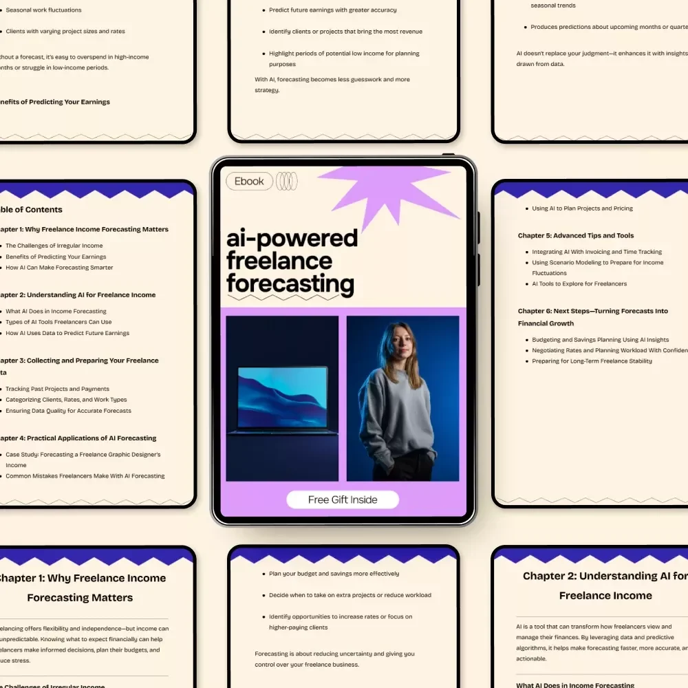 AI-Powered Freelance Forecasting | Smart Ebook for Predicting Freelance Income Using AI | Practical Guide for ai for freelance income forecasting