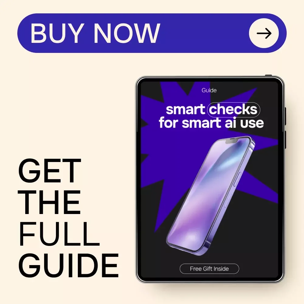 Smart Checks for Smart AI Use | Practical Guide on how to fact check ai generated content for Writers, Creators & Professionals