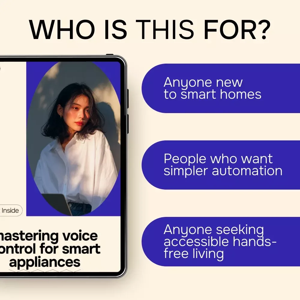 Mastering Voice Control for Smart Appliances – Complete Smart Home Guide to Voice Control for Smart Appliances, Hands-Free Automation, AI Assistants & Smarter Living