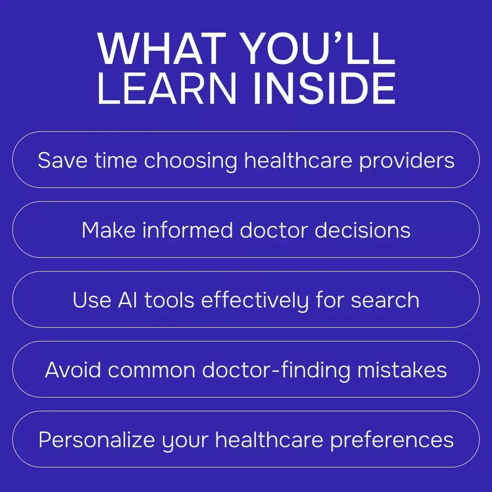 AI MD: Your Smart Guide to Finding the Right Doctor – Digital Download eBook, Checklist & Guide to Choosing the Best Physician with AI Tools