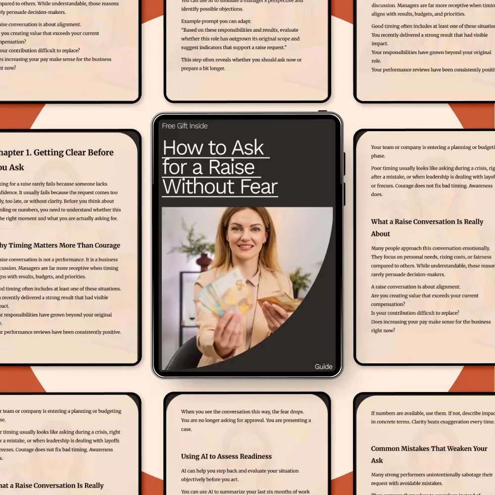How to Ask for a Raise Without Fear – Career Confidence Guide | Professional Script for How to Ask for a Raise at Work | Salary Negotiation Guide