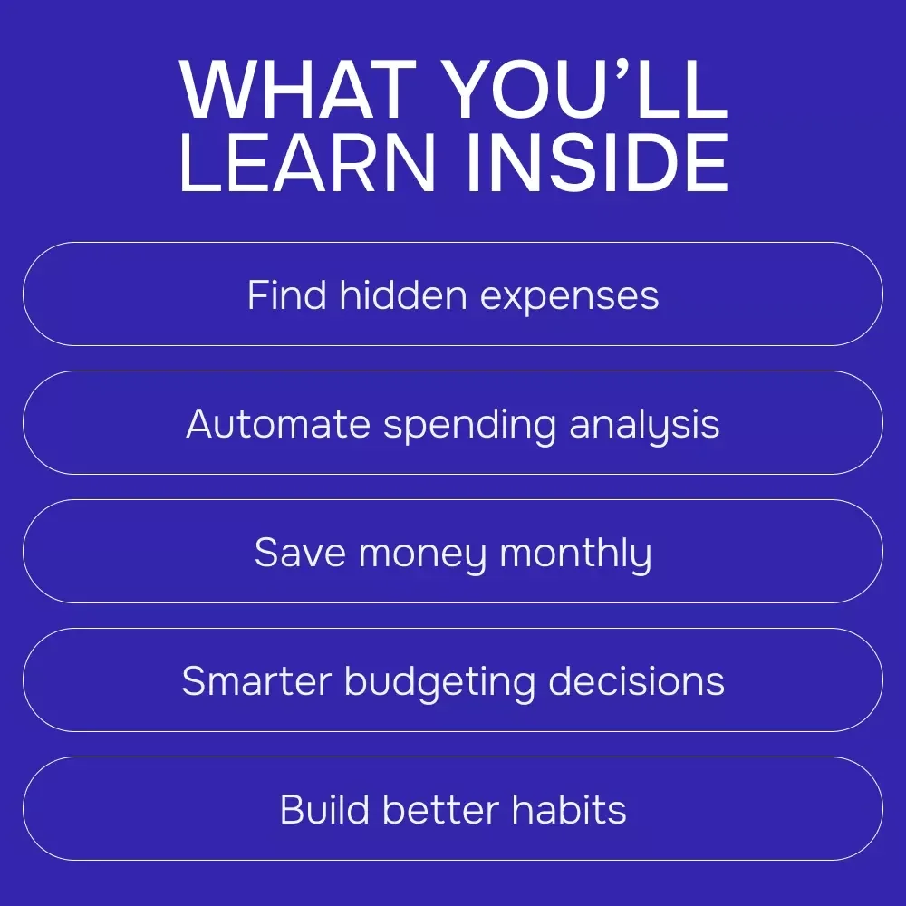 How AI Can Help You Identify and Cut Wasteful Expenses | Smart Money Guide, AI for Identifying Wasteful Spending, Digital Download