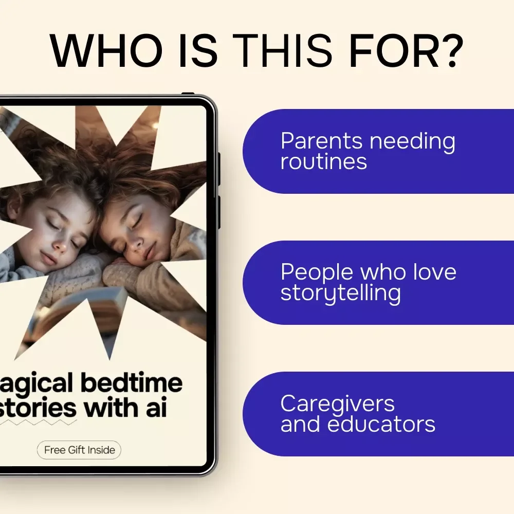 Magical Bedtime Stories with AI – Printable Checklist for ai for generating bedtime stories for kids, Nightly Story Prompts, Calm & Creative Bedtime Routine Tool