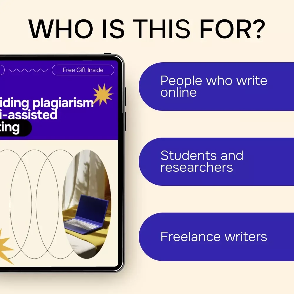 Avoiding Plagiarism in AI-Assisted Writing Ebook – How to Avoid AI Plagiarism Detection, Ethical AI Writing Guide, Original Content Workflow for Writers & Creators