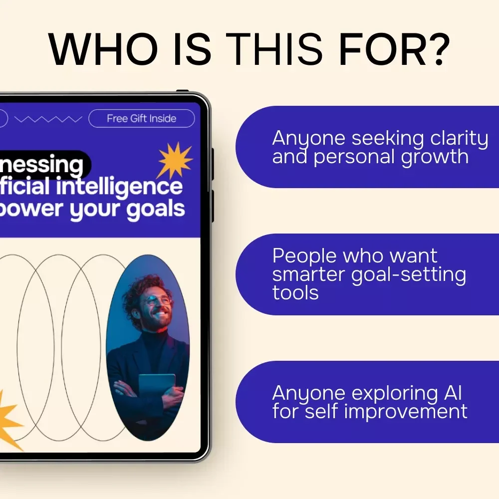 Harnessing Artificial Intelligence to Power Your Goals | AI Affirmations eBook | ai for generating affirmations for a specific goal | Personal Growth & Success Guide