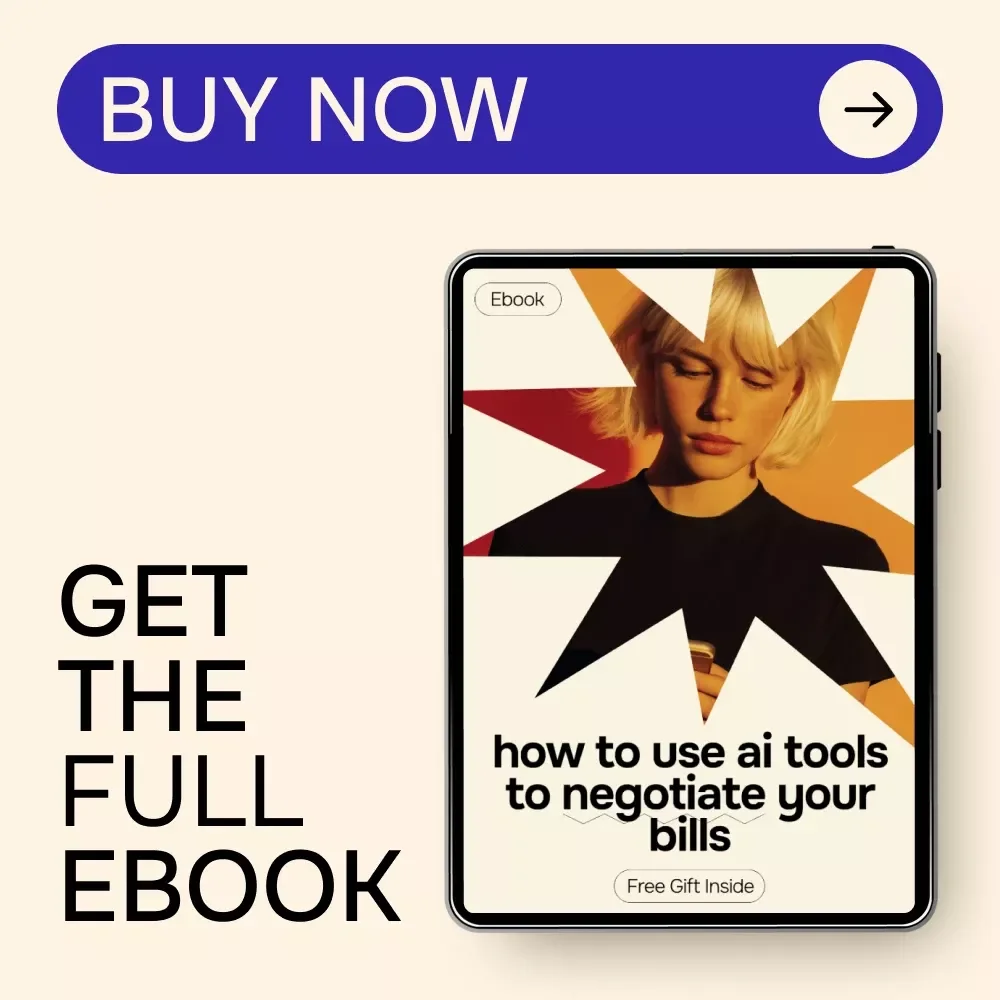 How to Use AI Tools to Negotiate Your Bills – Smart Money-Saving eBook Guide | ai tools to negotiate bills