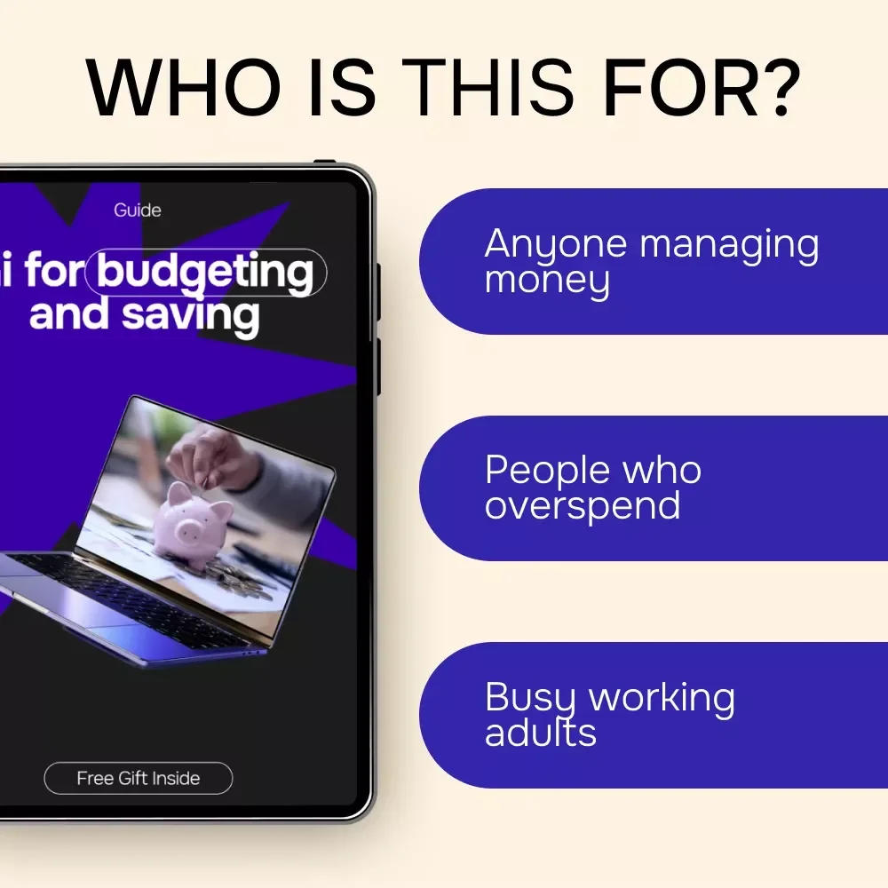 AI for Budgeting and Saving – Smart Guide to ai for budgeting and saving money, Simple Systems, Prompts, and Practical Money Habits
