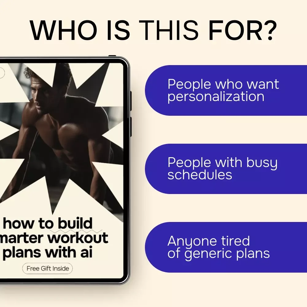 How to Build Smarter Workout Plans with AI | Practical Ebook Guide to ai for fitness workout plans, Personalized Training & Sustainable Results