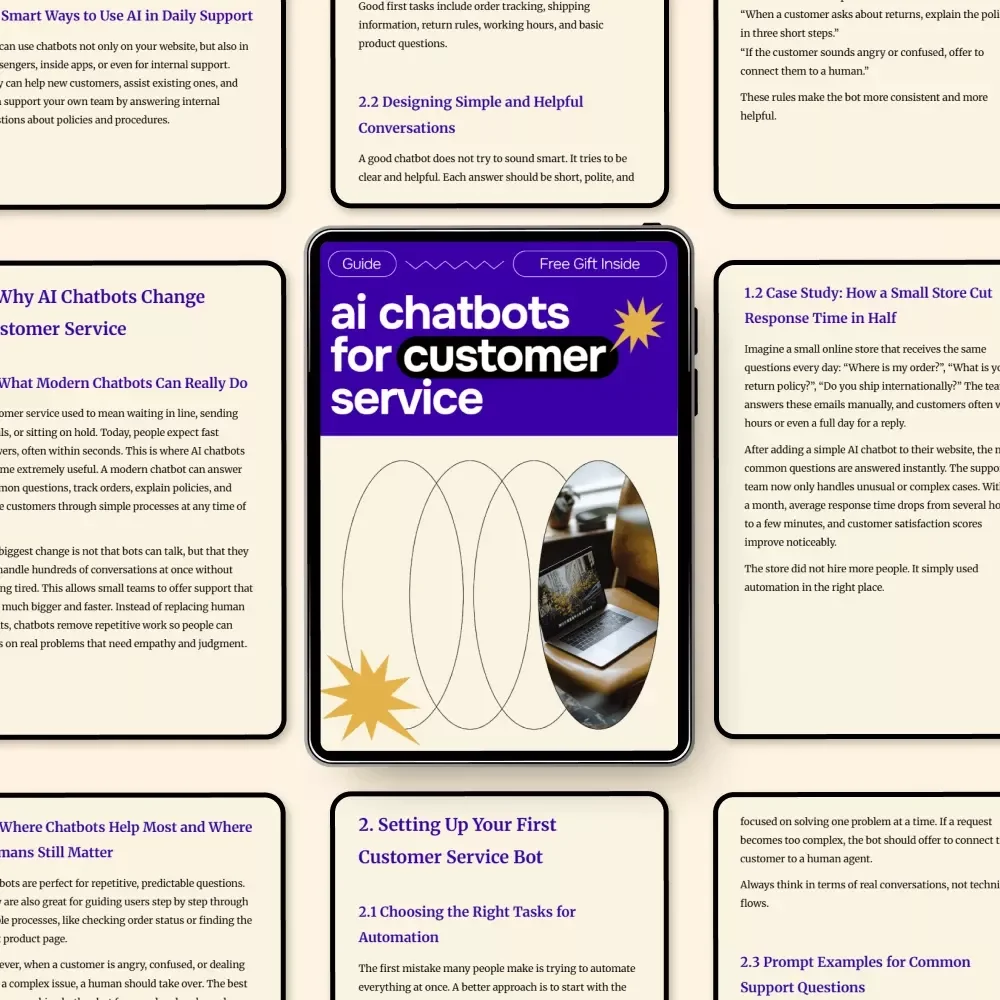 AI Chatbots for Customer Service | Practical Guide to ai chatbots for customer service setup for Small Businesses & Online Stores
