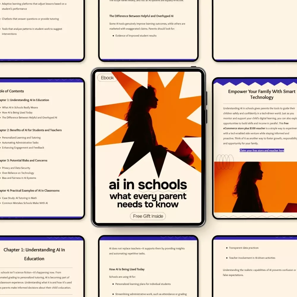 AI in Schools: What Every Parent Needs to Know | Parent Guide to AI in Education | Digital Ebook on AI in Classrooms, Privacy, Benefits & Risks