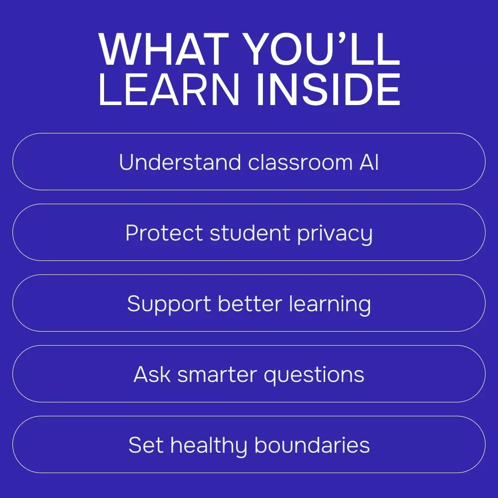 AI in Schools: What Every Parent Needs to Know | Parent Guide to AI in Education | Digital Ebook on AI in Classrooms, Privacy, Benefits & Risks