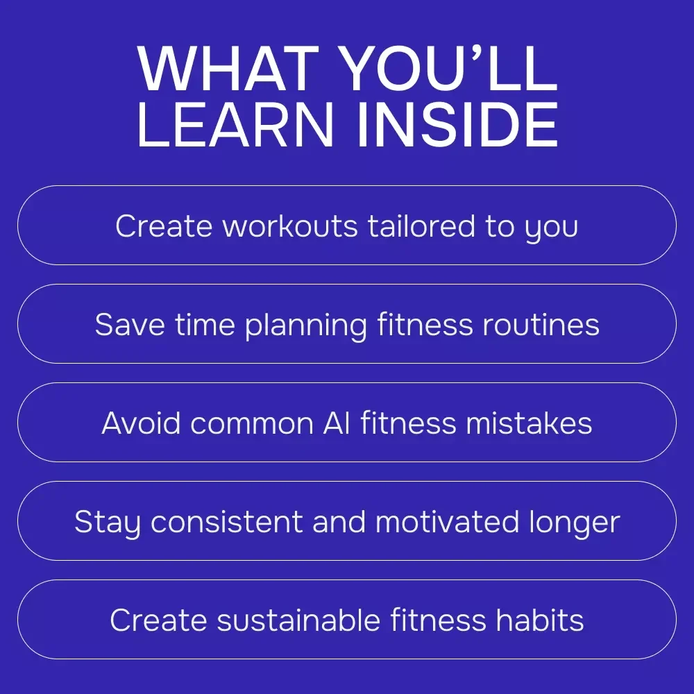 How to Build Smarter Workout Plans with AI | Practical Ebook Guide to ai for fitness workout plans, Personalized Training & Sustainable Results