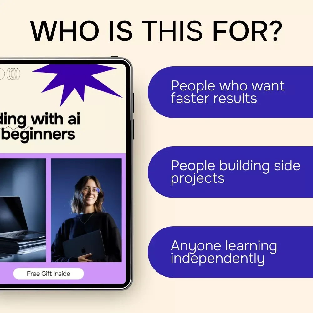 Coding with AI for Beginners – Practical Guide to ai for writing code without experience, Build Real Projects Fast, Step-by-Step Digital Download
