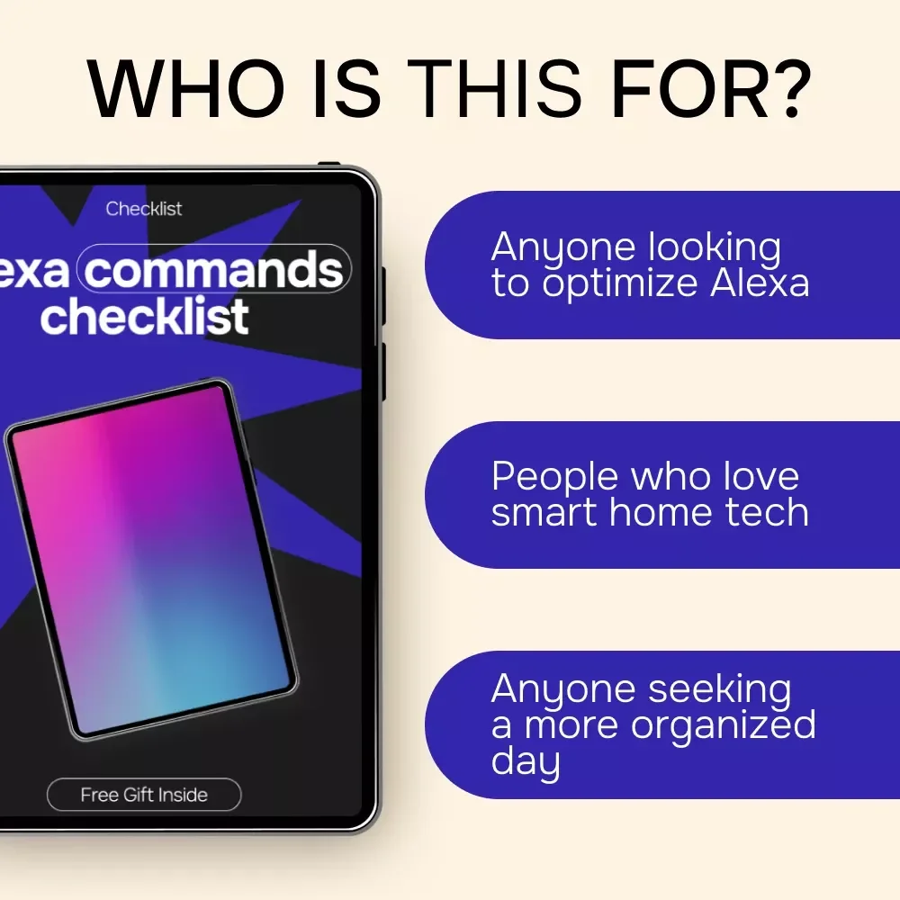 Alexa Commands Checklist - Best Alexa Commands for Everyday Use | Digital Download
