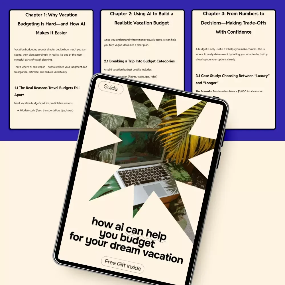 How AI Can Help You Budget for Your Dream Vacation - AI Travel Budgeting Guide & Planner