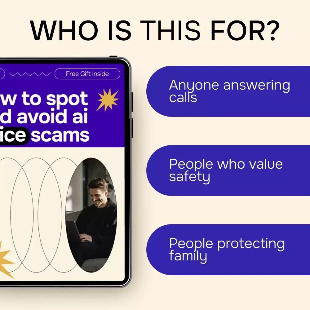How to Spot and Avoid AI Voice Scams | Digital Safety Guide for Families & Professionals | ai voice scams how to avoid