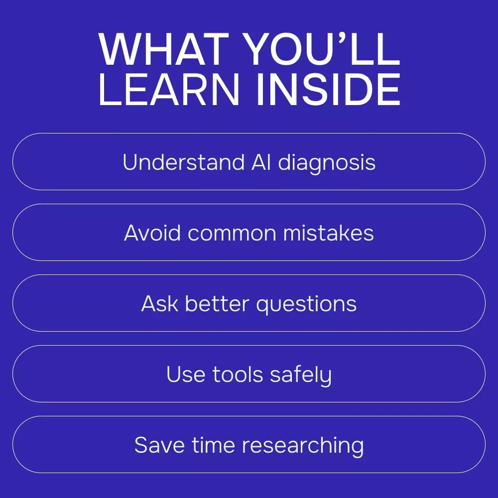 Your Guide to Symptom Diagnosis with Artificial Intelligence | Practical Ebook on AI for Diagnosing Health Symptoms