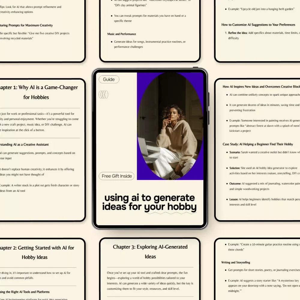 Using AI to Generate Ideas for Your Hobby – A Practical Guide to ai for generating ideas for a hobby, Creative Inspiration & Passion Projects