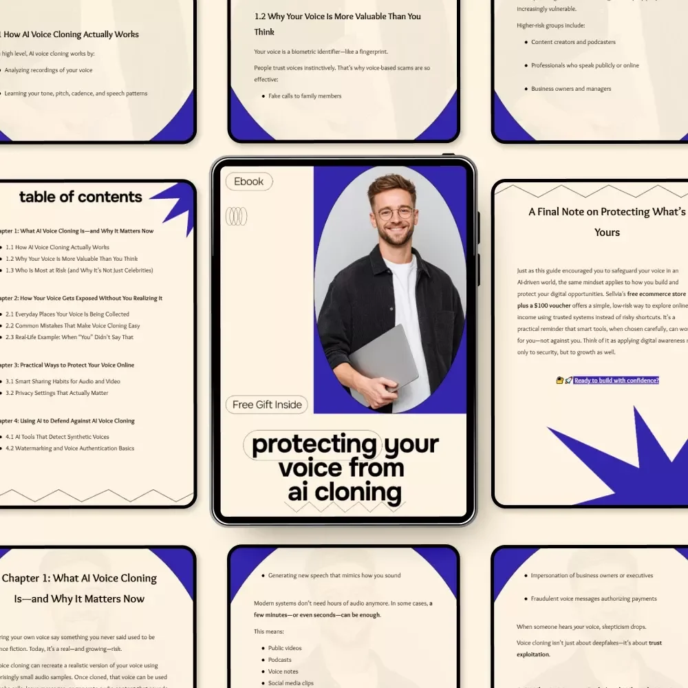 Protecting Your Voice From AI Cloning – A Practical eBook Guide on how to protect your voice from ai cloning in the Digital Age