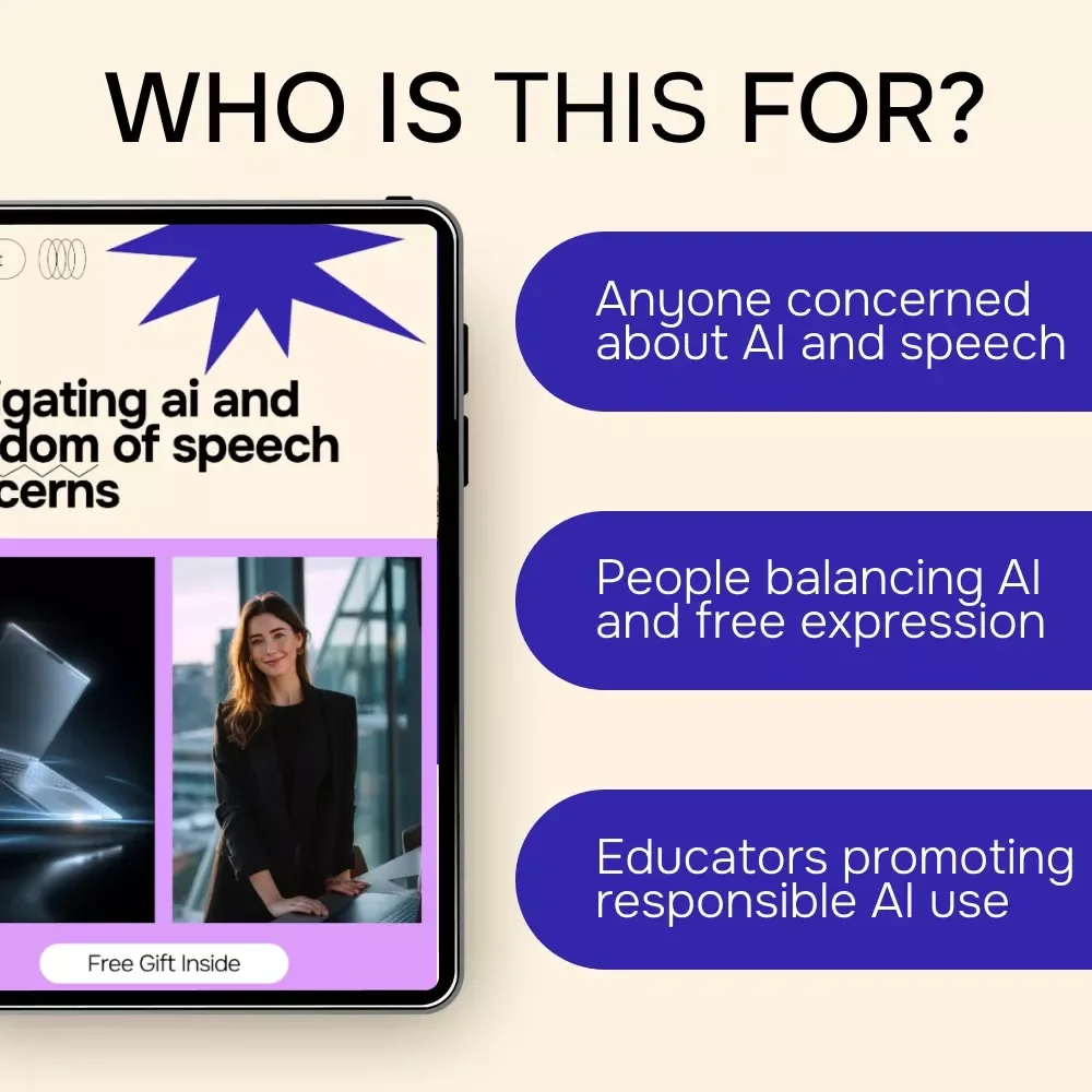 Navigating AI and Freedom of Speech Concerns: A Comprehensive Checklist for Responsible AI Use