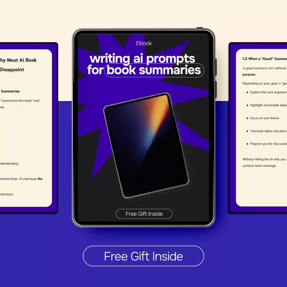 Writing AI Prompts for Book Summaries – Practical eBook Guide to Creating an ai prompt for summarizing a book, Smarter Reading, Better AI Results