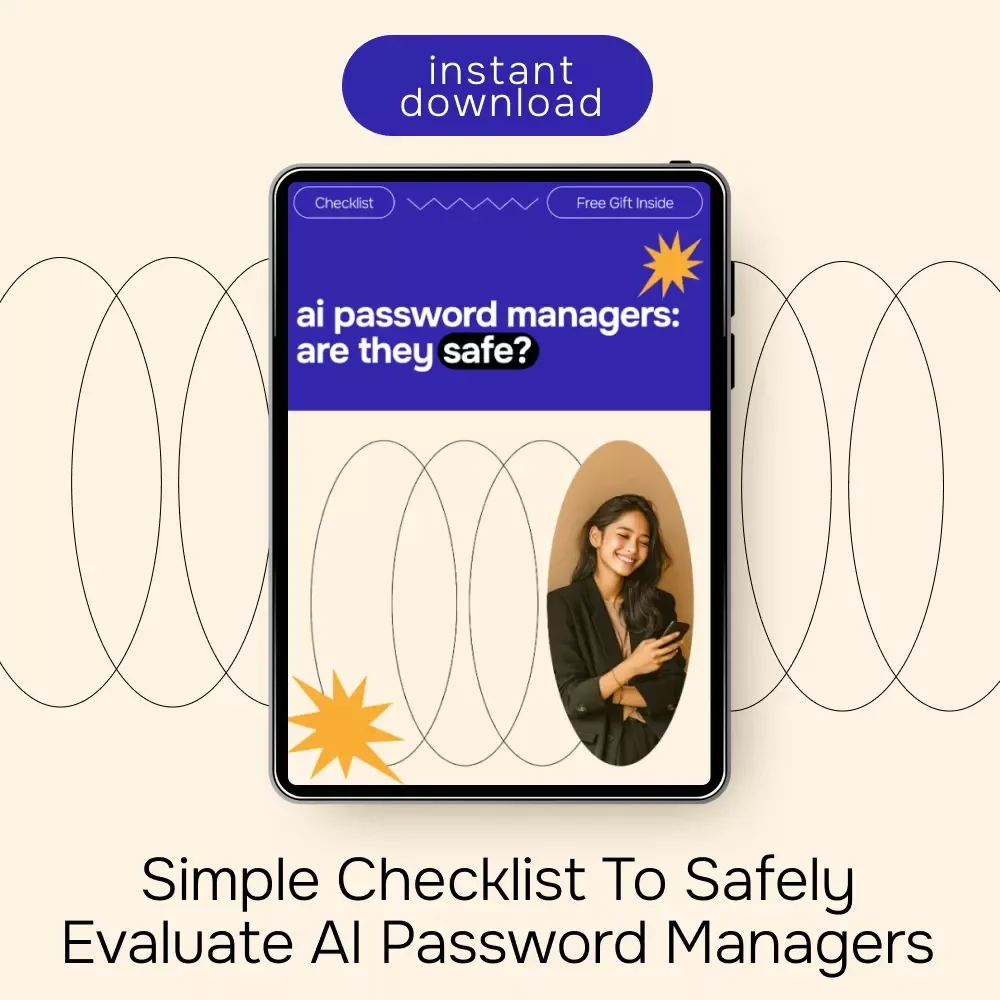 AI Password Managers: Are They Safe? | Easy Security Checklist for Smarter Logins, Digital Download Guide | ai password managers are they safe