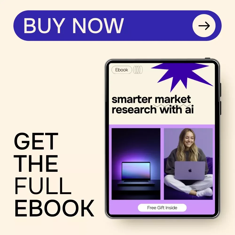 Smarter Market Research with AI – Practical eBook for Using AI for Market Research Competitors, Trends, and Strategy