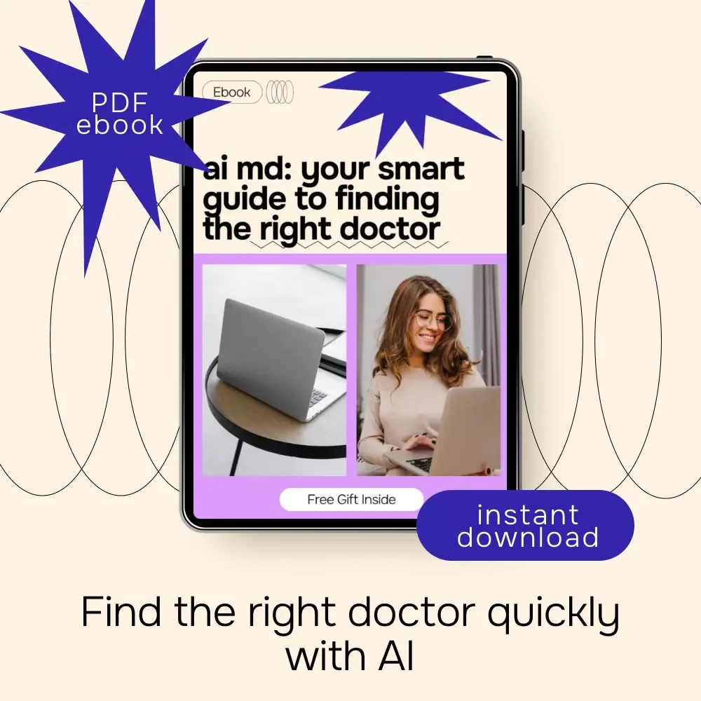 AI MD: Your Smart Guide to Finding the Right Doctor – Digital Download eBook, Checklist & Guide to Choosing the Best Physician with AI Tools