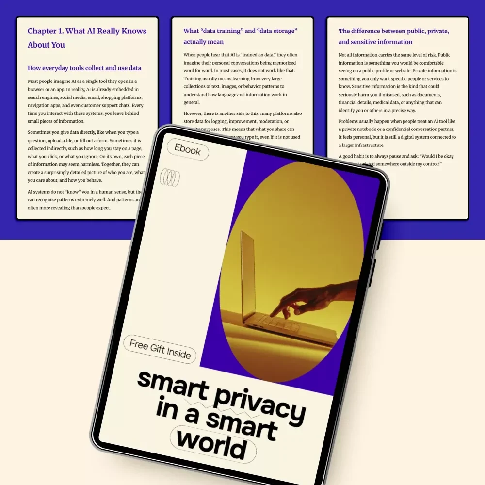 Smart Privacy in a Smart World | Practical AI Privacy Guide eBook for Everyday Users | Understand AI Privacy Concerns & How to Protect Yourself
