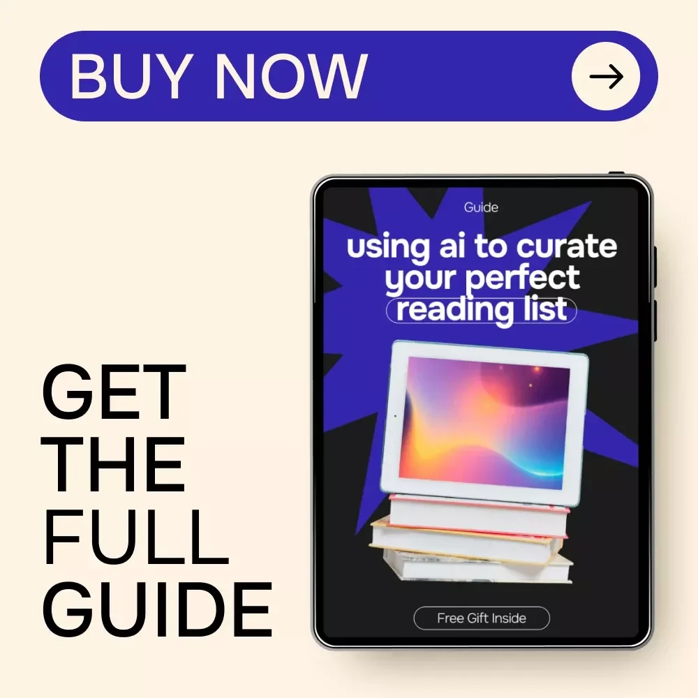 Using AI to Curate Your Perfect Reading List Guide | ai for building a reading list | Smart Digital Reading Planner