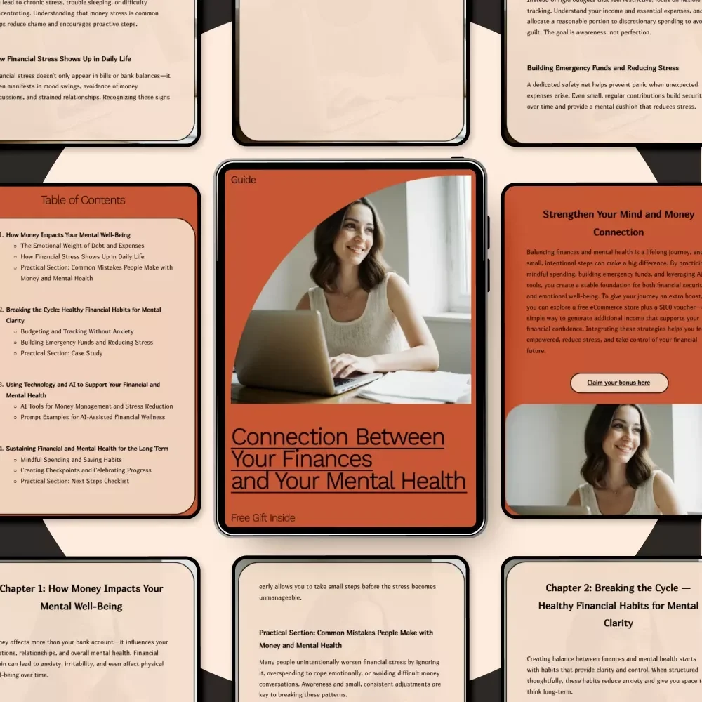 Connection Between Your Finances and Your Mental Health: A Practical Guide to Money, Mental Clarity & Stress Reduction