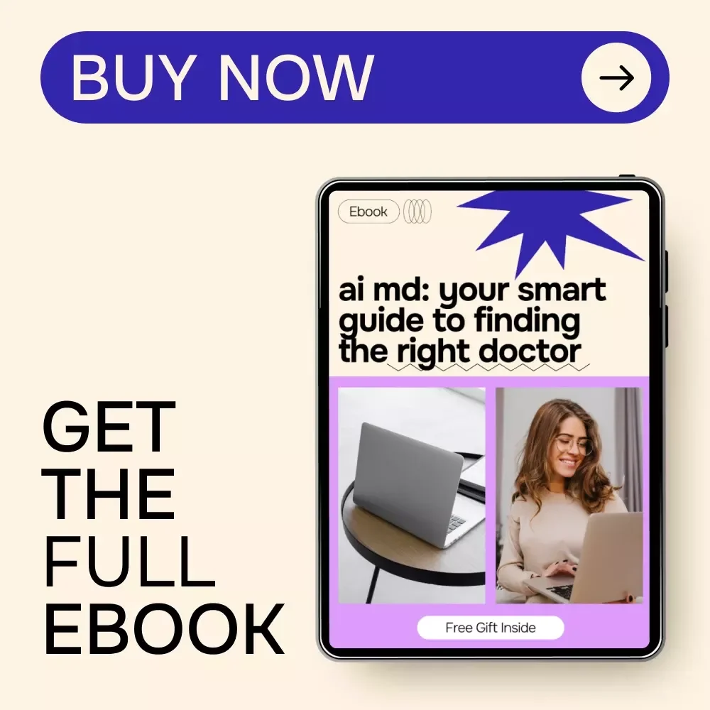 AI MD: Your Smart Guide to Finding the Right Doctor – Digital Download eBook, Checklist & Guide to Choosing the Best Physician with AI Tools