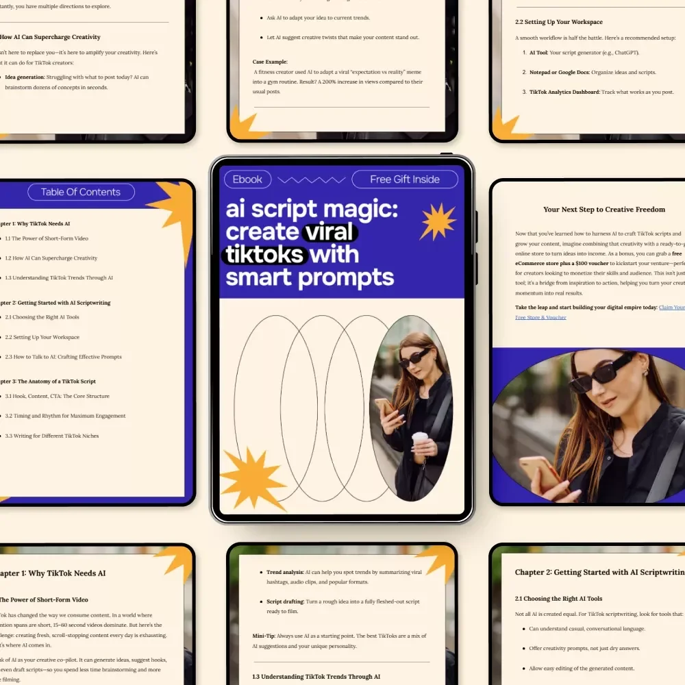 AI Script Magic: Create Viral TikToks with Smart Prompts | Ebook Guide for ai for creating tiktok scripts, Viral Content & TikTok Growth